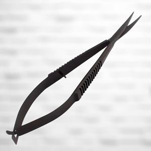 Micro-ciseaux de microchirurgie en carbure de tungstène 12 cm Castroviejo, acier inoxydable allemand, micro-ciseaux à ressort à action rapide - Product Image 3