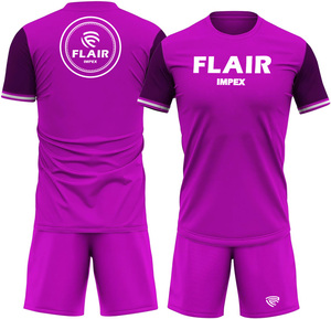 Maillots de football personnalisés de qualité supérieure, respirants et confortables, ensembles uniformes pour joueurs masculins, service de découpe automatisée OEM, manches courtes - Product Image 5