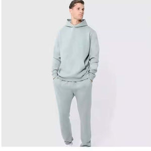 ชุดวอร์มมีฮู้ดโอเวอร์ไซส์สำหรับผู้ชาย, ชุดวอร์มลำลองโอเวอร์ไซส์สำหรับใส่วิ่ง - Product Image 1