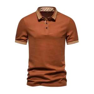 Camiseta Polo al por Mayor 2025 para Hombre, Ropa Casual, Camisetas Polo para Hombre, Nuevo Diseño de Venta Caliente, Camisetas Polo de Manga Corta para Hombre - Product Image 1