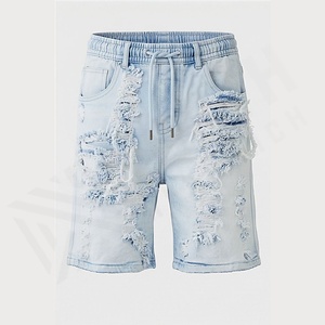 Jeans en denim délavé à jambe droite pour homme sur mesure, longueur entière, respirant, été automne, pantalon vintage, couleur personnalisée - Product Image 1