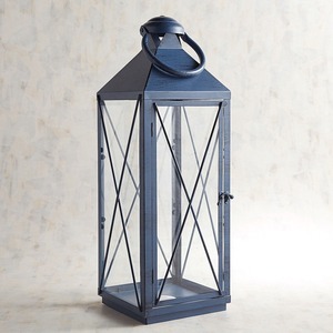 Lanterne en métal de style vintage, bougeoir de jardin décoratif pour la décoration intérieure et extérieure de la maison - Product Image 2