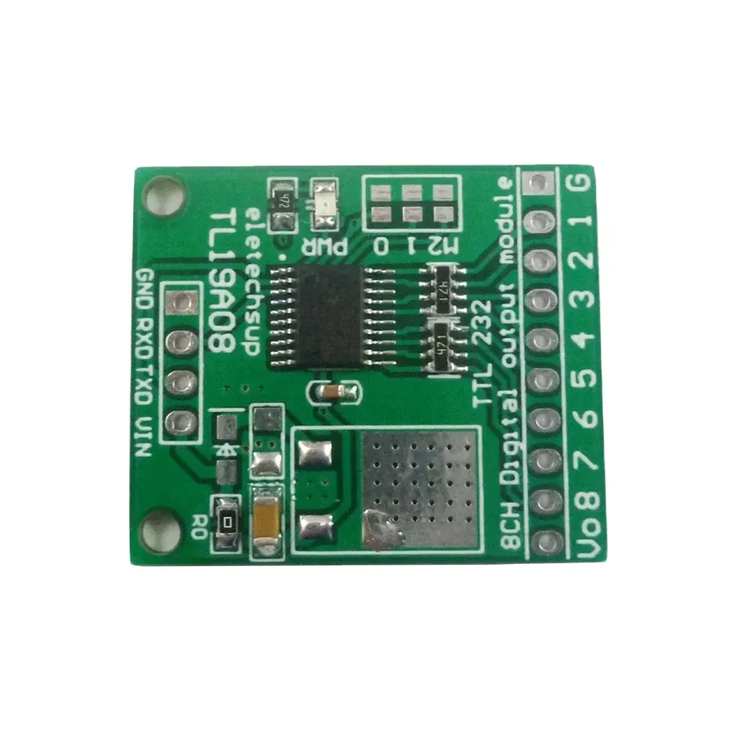 Tl19a08 12V 5V modbus rtu tại lệnh RS232 (TTL) PLC Module PC UART IO bảng chuyển đổi điều khiển cho relay tự động hóa công nghiệp