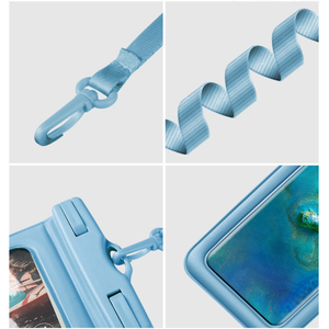 Pochette universelle pour téléphone portable en PVC imperméable, résistante à la saleté et aux rayures, unisexe, avec poignée rigide pour une protection pratique - Product Image 2