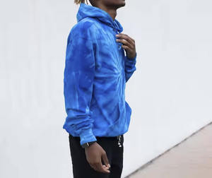 2025 Custom High Quality Tie Dye Oversized Unisex Winter Clothing Club <b>Combed</b> Cotton Fleece Premium Quality Trendy Hoodie - Product Image 4