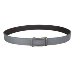 Cinturones de Golf de Cuero Genuino Gris Automáticos de Marca Directa de Fábrica OEM 2026 - Product Image 2