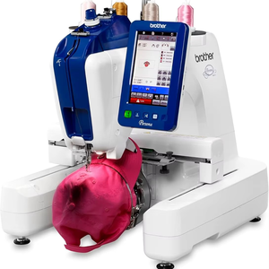 Ressentez la qualité-Machine à broder à aiguille unique Brothers Persona PRS100 avec support de fil à 4 bobines et broderie à bras libre - Product Image 2