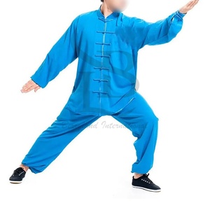 Uniforme de Kung Fu à quantité minimale de commande bas, conception personnalisée, tenue d'équipe artistique, ensemble d'uniformes de Kung Fu légers à vendre, prix de gros 2025 - Product Image 2