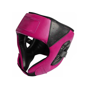 Casco de Boxeo de Cuero Premium con Protección Facial Grande de Velcro para Artes Marciales, MMA, Kickboxing - Protector de Cabeza - Product Image 4