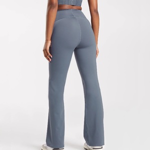 Custom Design <b>Flared</b> Fashionable Women's Hot <b>Leggings</b> Sports Jogging Workout Yoga Pants For Woman From BD Supplier - Product Image 2