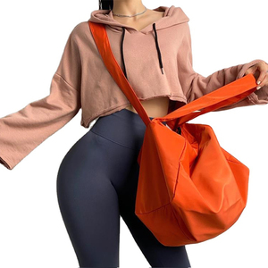 Bolsas de gimnasio con logotipo personalizado para mujer, bolsa de viaje para entrenamiento, bailarina, deporte, bolsas de fitness con compartimento para zapatos, soporte para alfombrilla - Product Image 1