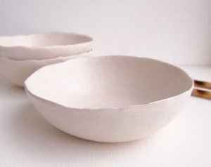 Tendance Grand Bol En Céramique Pour La Maison Hôtel Restaurant Ustensiles De Cuisine Chocolat Bol De Service Couleur Rose Bols En Céramique De Forme Ronde - Product Image 3