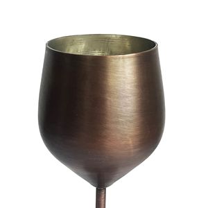 Antique Look Copper <b>Wine</b> Cup Vine Gall <b>Goblet</b> 500ml Capacity Country Style Turkey Origin - Product Image 4