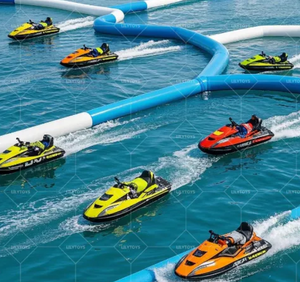 Île flottante Lilytoys, parc aquatique gonflable, piste de course de jet <span class=keywords><strong>ski</strong></span> - Product Image 2