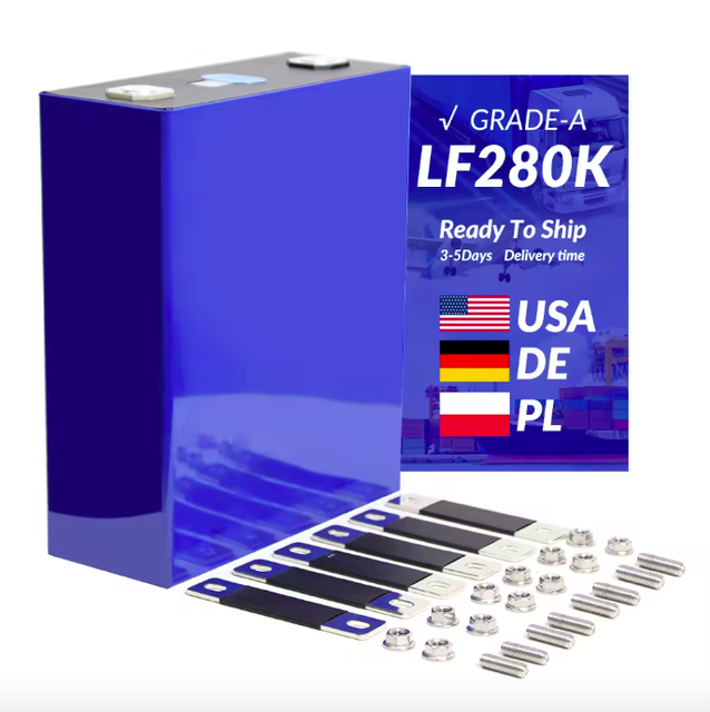 EVE LF280K 3.2V 280Ah 8000 Cycles LFP Battery Cell Prismatic Rechargeable Lithium Ion Phosphate Battery Cells Lifepo4