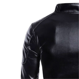 2024 nouvelle veste en cuir d'agneau véritable pour hommes pour motard-saison de printemps imperméable et coupe-vent Service OEM personnalisé - Product Image 5