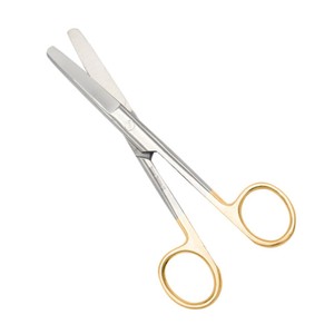 Ciseaux chirurgicaux manuels en acier inoxydable standard droits 145 mm TC par MEDZORA MS-3032 certifiés CE ISO13485 - Product Image 2