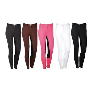 Unisex Leather <b>Knee</b> Patch Breeches with Latest Design Factory Price Bulk Supply India Protective Leg Guards <b>Warmers</b> Export Sale - Product Image 6
