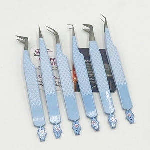 แหนบสำหรับขนตาตุ๊กตาหมีเท็ดดี้แบร์พร้อมส่งแหนบสแตนเลสออกแบบโลโก้ได้ตามต้องการ - Product Image 2