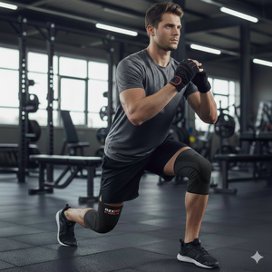 Genouillère de sport professionnelle RexFit pour l'haltérophilie, logo personnalisé, genouillères de gym, soutien pour l'entraînement aux squats - Product Image 3