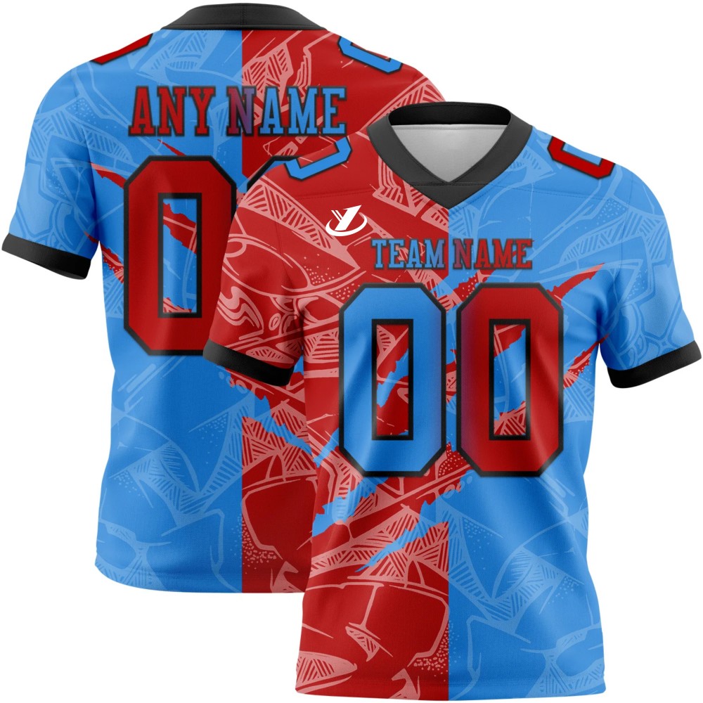 rojo azul