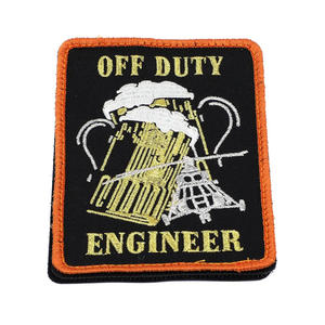 Nouvelle arrivée prix usine badges en tissu conception personnalisée patchs de broderie fer sur badges brodés pour chapeau et vêtements - Product Image 1