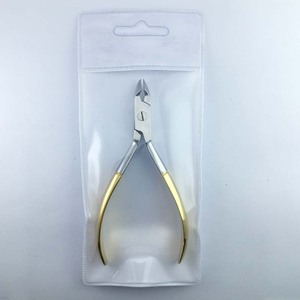 คีมตัดหนังที่ตัดเล็บทำจากสแตนเลสสตีลด้ามชุบทองครึ่งชิ้น - Product Image 6