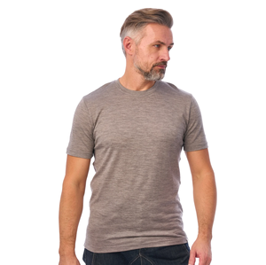 Vente en gros T-shirts en laine mérinos vierges personnalisés T-shirts à demi-manches en laine mérinos de couleur unie respirante - Product Image 2