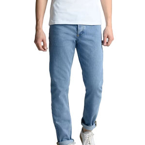 Ventes chaudes, denim bleu à coupe droite, design vintage, respirant, très stylé, pour hommes, automne-hiver - Product Image 3