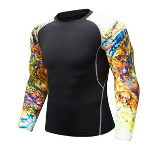 OEM ServicesDesign Mma Rash Guard Digital Sublimation Printed Sportswear Bjj Rashguard avec votre logo pour unisexe Made Pakistan - Product Image 3