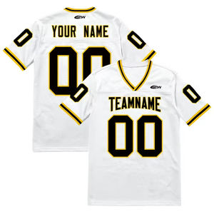 เสื้อยืดตาข่ายแห้งเร็วระบายอากาศได้ดีเสื้อผ้าแนวสตรีทสำหรับผู้ชายและผู้หญิงเสื้อกีฬาวิทยาลัยขนาดใหญ่พิเศษใส่ได้ทั้งชายและหญิงเสื้อฟุตบอลอเมริกัน - Product Image 2