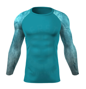 Chemises imprimées personnalisées Rush Guard 100% Professional MMA Gear pour hommes du Pakistan Manufacturer's - Product Image 1