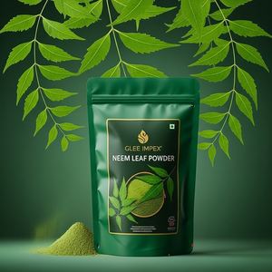 Glee Impex Organic Neem Leaf Powder for Hair | Natural <b>Scalp</b> <b>Care</b> Anti-Dandruff & Hair Strengthening 15g/50g Washable Powder - Product Image 1