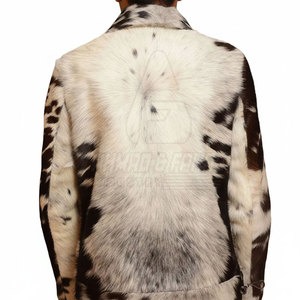 Veste d'hiver en cuir de vachette pour homme, durable, écologique, respirante, avec logo frontal, pour les voyages, le quotidien, la mode urbaine - Product Image 6