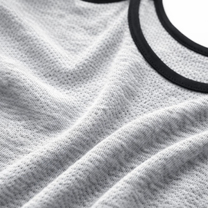 Camiseta sin mangas de algodón blanca para hombre, top informal sin mangas con cuello redondo, camisa de punto sólida, camiseta sin mangas informal negra - Product Image 5