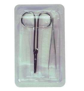 Kit de instrumentos quirúrgicos veterinarios de 157 piezas, tijeras de acero inoxidable, soportes de agujas, mango de bisturí, Kits de disección básicos - Product Image 4