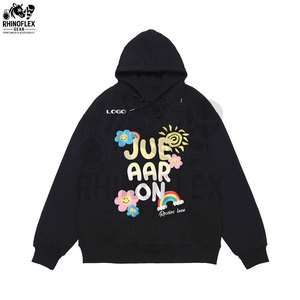 Directo de fábrica personalizado Puff impresión sudaderas con capucha para los hombres básicos de algodón mezclado poliéster gran oferta Puff impresión sudaderas con capucha para los hombres - Product Image 5