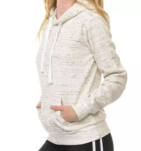 Winter Latest Design Hooded Women's Customizable Style Custom Logo Anti-Pilling Breathable Polyester/Cotton <b>Lightweight</b> <b>Hoodie</b> - Product Image 5