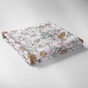 Custom Digital Printing <strong>Cotton</strong> Waffle <strong>Fabric</strong> NO MOQ Sample Free - Product Image 3