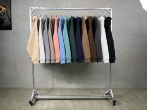 Sweats à capuche oversize crochetés d'automne pour hommes 2025 2025 coton respirant personnalisé impression de votre marque Logo polaire 100% - Product Image 2