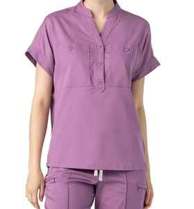 Uniforme de travail médical confortable à manches courtes en tricot 100% coton pour hommes/femmes, blouses médicales élégantes, service OEM GENERSA SPORTS - Product Image 3