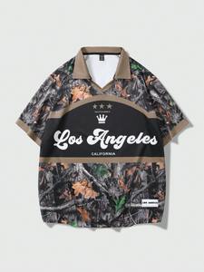 Camisetas Casuales de Algodón para Hombre al por Mayor, de Gran Tamaño, Transpirables, de Punto, con Cuello Redondo, Mangas Cortas y Logotipo Estampado - Product Image 4