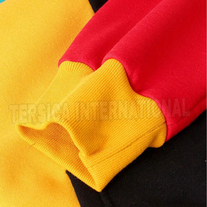 Sweat à capuche oversize de haute qualité pour homme, design tendance à blocs de couleur unie, tricot d'hiver, sweat-shirts grande taille - Product Image 5