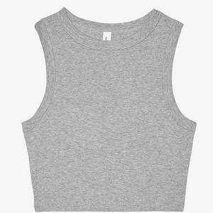 เสื้อครอปผ้าฝ้ายของผู้หญิงผ้าแคนวาสสีผสมไตรเบลล่า + ผ้าแคนวาส - Product Image 1