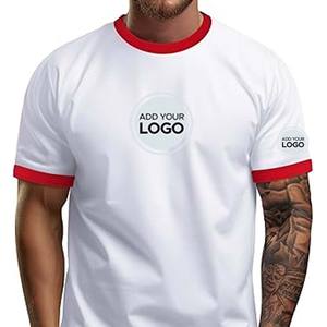 T-shirts Bella Canvas Canvas C3055 pour hommes, modèle Robertson Heather Ringer - Product Image 4