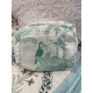 Producto de algodón con estampado minimalista de selva menta - Product Image 3