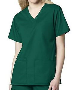 Vente en gros Service OEM Personnalisable Infirmière Uniforme Médical 100% Coton Tissu Tissé Détection d'Aiguilles Usage Hospitalier Sans Couture - Product Image 6