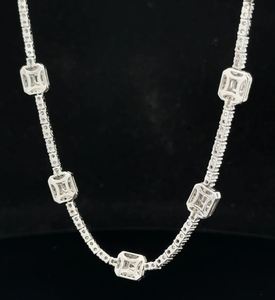 Chaîne de tennis VVS en diamant glacé de 3mm Bijoux pour hommes | Collier en diamant | Chaîne de tennis Hip Hop | Collier glacé - Product Image 3