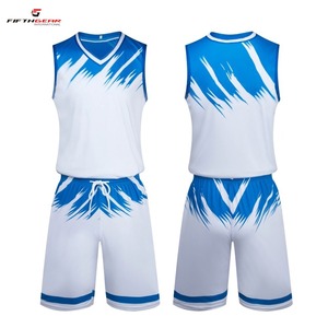 Conjunto de traje de baloncesto para hombre y mujer con sublimación personalizada, ropa deportiva transpirable para verano, opciones de talla grande disponibles - Product Image 6