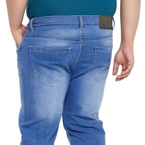 Jean taille haute grande taille pour hommes Prix compétitif Jean taille plus pour hommes pour la vente fabriqué en usine Service personnalisé OEM - Product Image 5